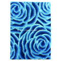 Polyester pha trộn sợi 3D rậm Rug